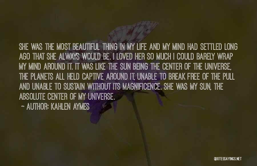 Settled Mind Quotes By Kahlen Aymes