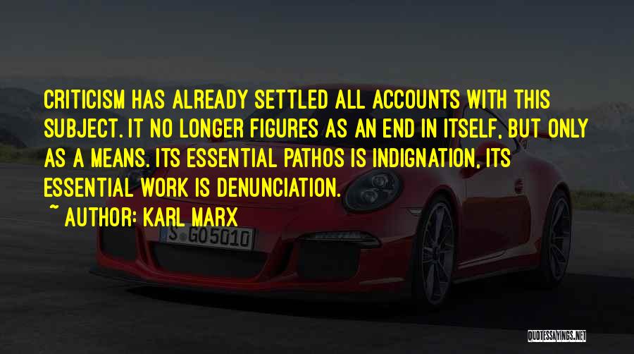 Settled Quotes By Karl Marx