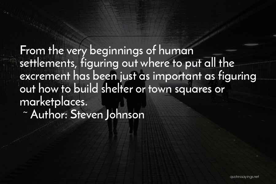 Settlements Quotes By Steven Johnson