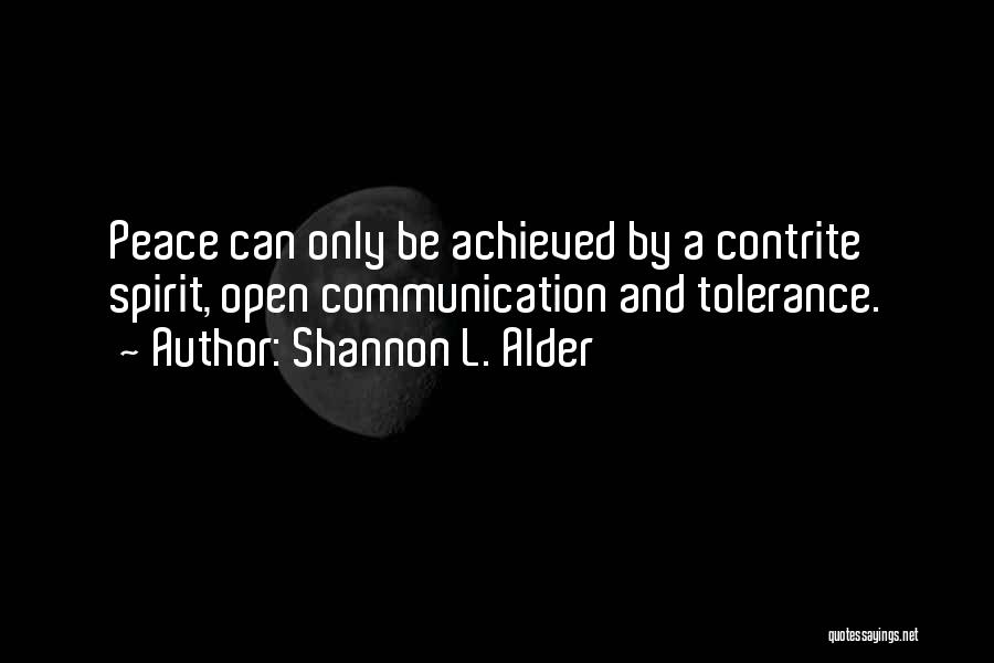 Settling Disputes Quotes By Shannon L. Alder