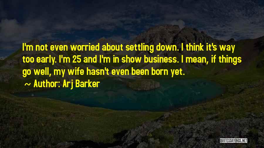 Settling Down For Less Quotes By Arj Barker