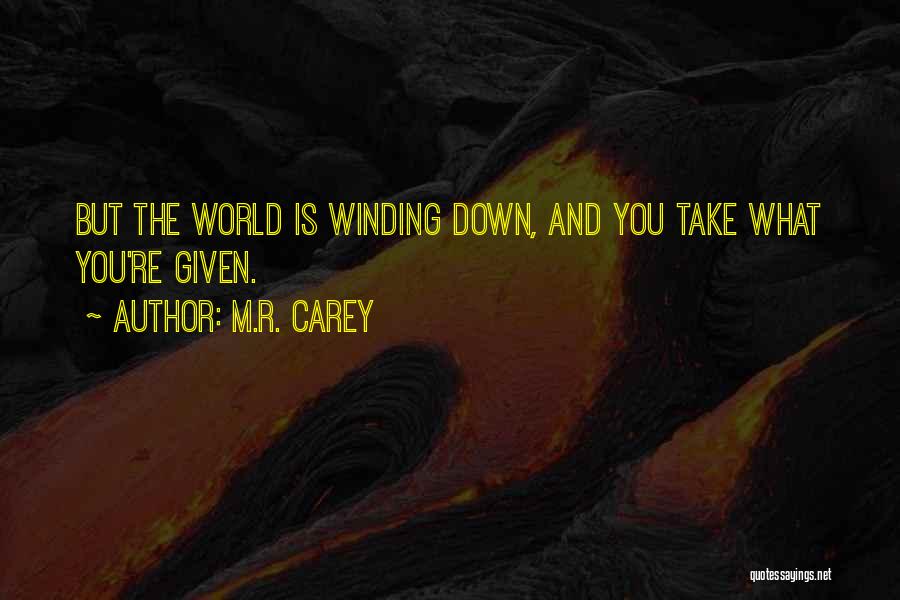 Settling Down Quotes By M.R. Carey