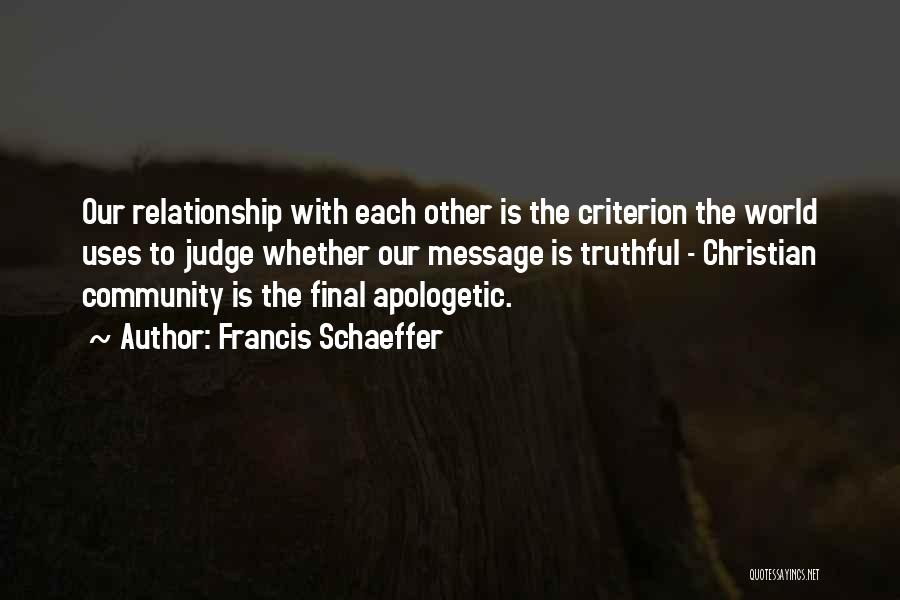 Setzen Im Quotes By Francis Schaeffer