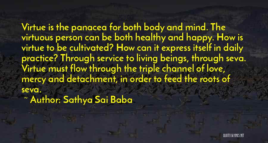 Seva Quotes By Sathya Sai Baba