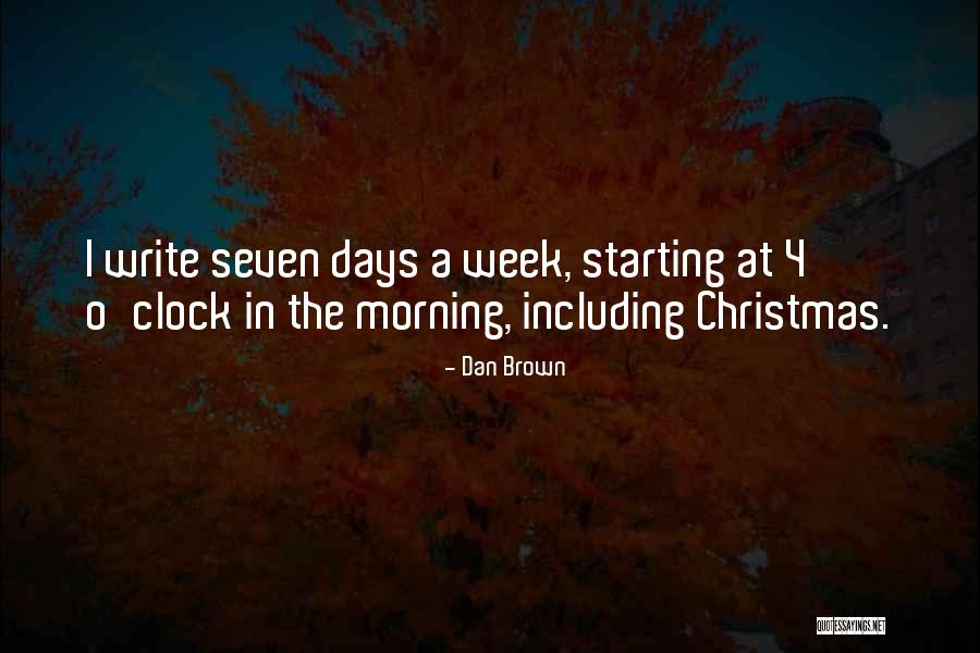 Seven Days Quotes By Dan Brown