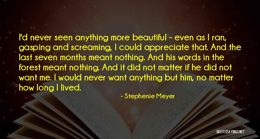 Seven Last Words Quotes By Stephenie Meyer