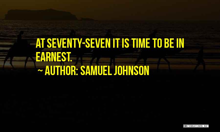 Seventy Quotes By Samuel Johnson