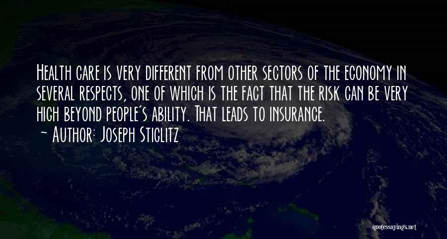 Several Insurance Quotes By Joseph Stiglitz