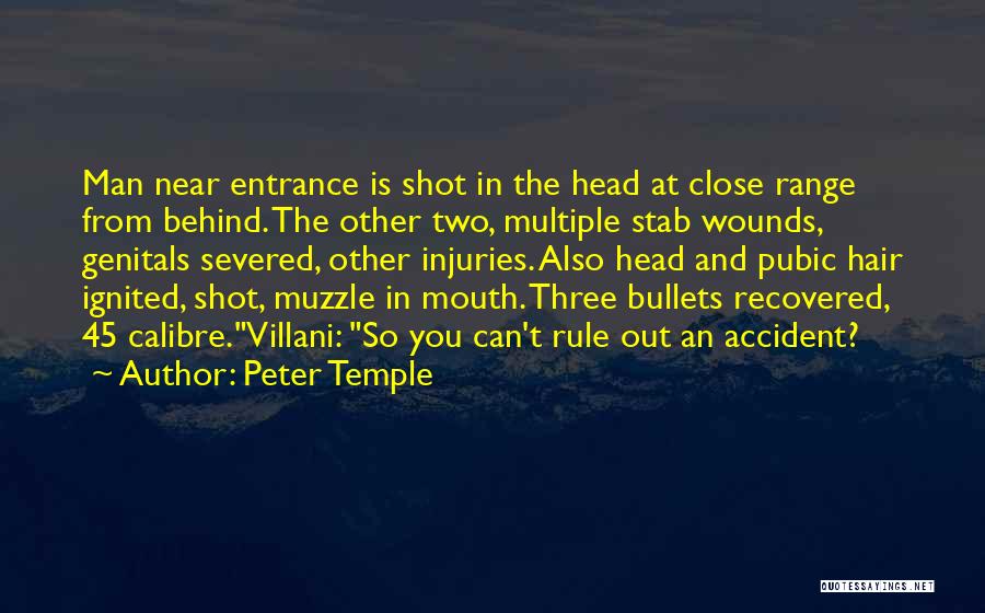 Severed Head Quotes By Peter Temple