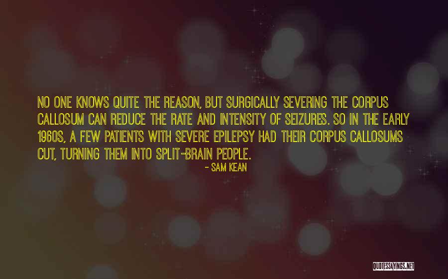 Severing Quotes By Sam Kean Severing Quotes By Sam Kean