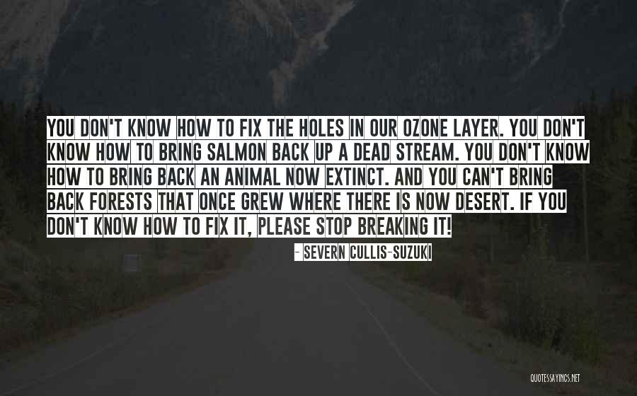 Severn Cullis-Suzuki Quotes 1061337