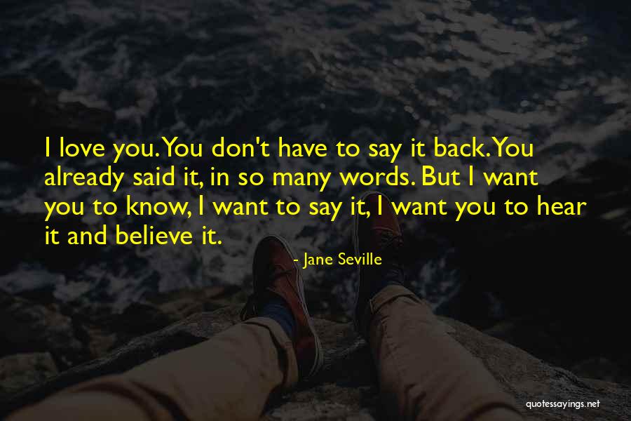 Seville Quotes By Jane Seville