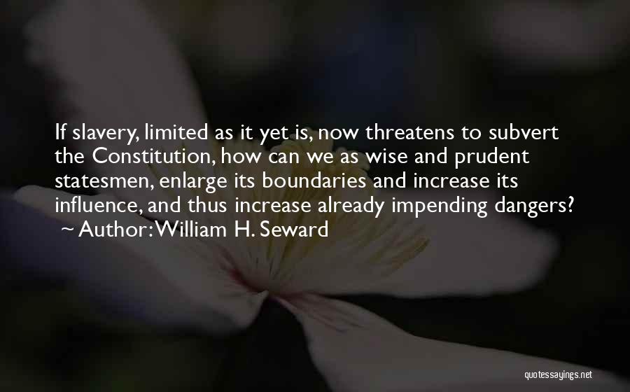 Seward Quotes By William H. Seward