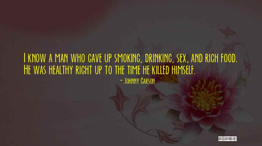 Sex And Smoking Quotes By Johnny Carson Sex And Smoking Quotes By Johnny Carson