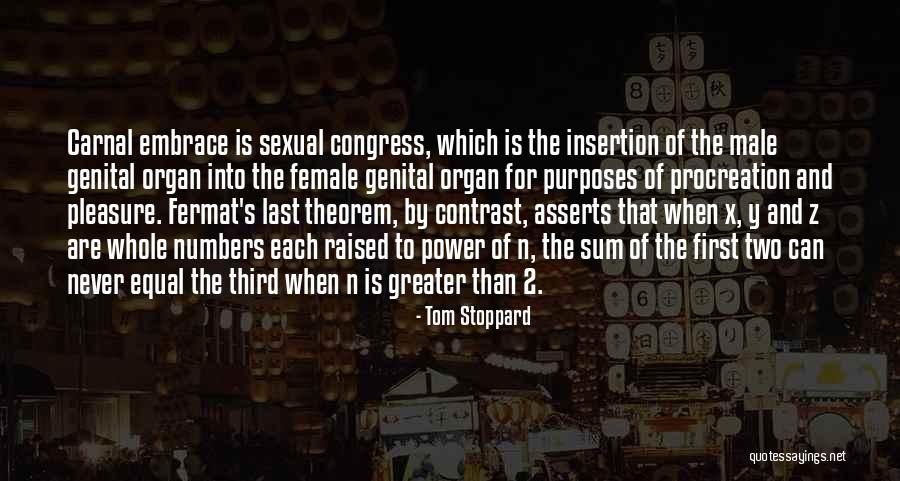 Sexual Power Quotes By Tom Stoppard Sexual Power Quotes By Tom Stoppard