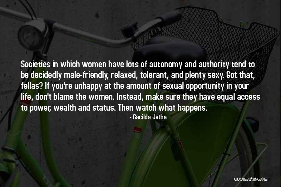 Sexuality Equality Quotes By Cacilda Jetha