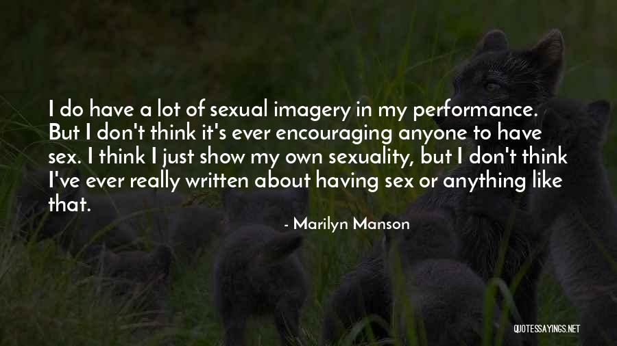 Sexuality Quotes By Marilyn Manson Sexuality Quotes By Marilyn Manson