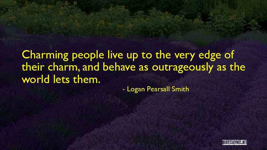 Seyed Quotes By Logan Pearsall Smith Seyed Quotes By Logan Pearsall Smith