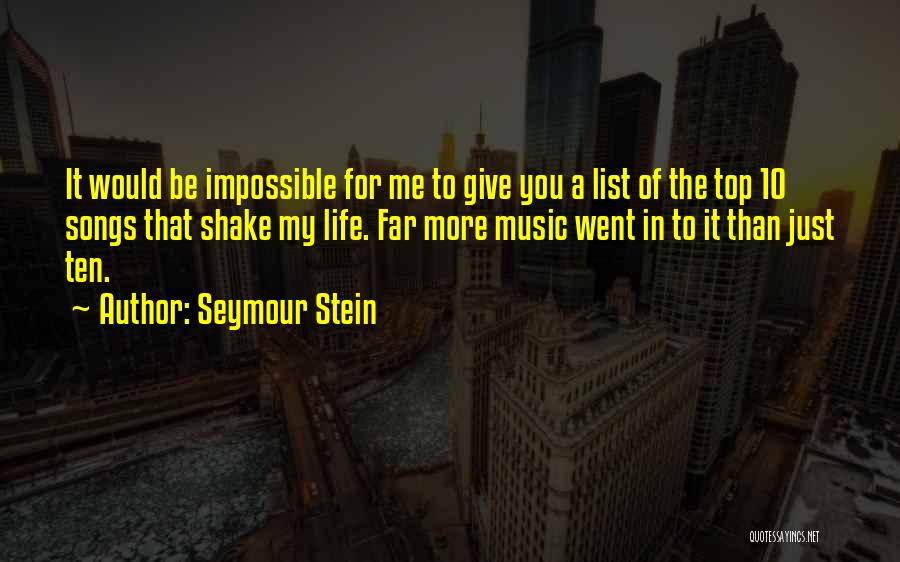 Seymour Stein Quotes 1570525