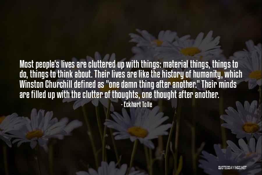 Seyness Quotes By Eckhart Tolle