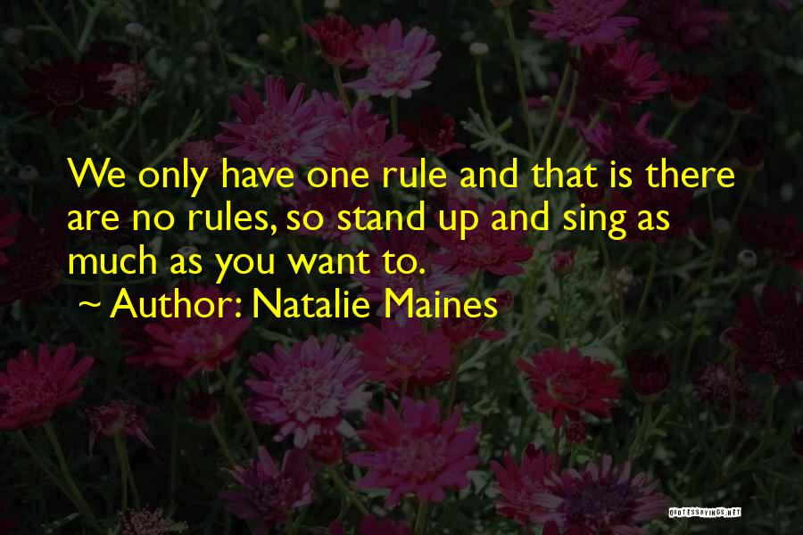 Sfi Quotes By Natalie Maines