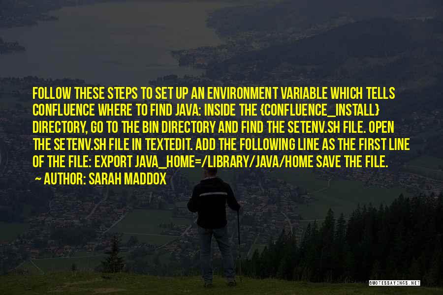 Sh Variable Quotes By Sarah Maddox