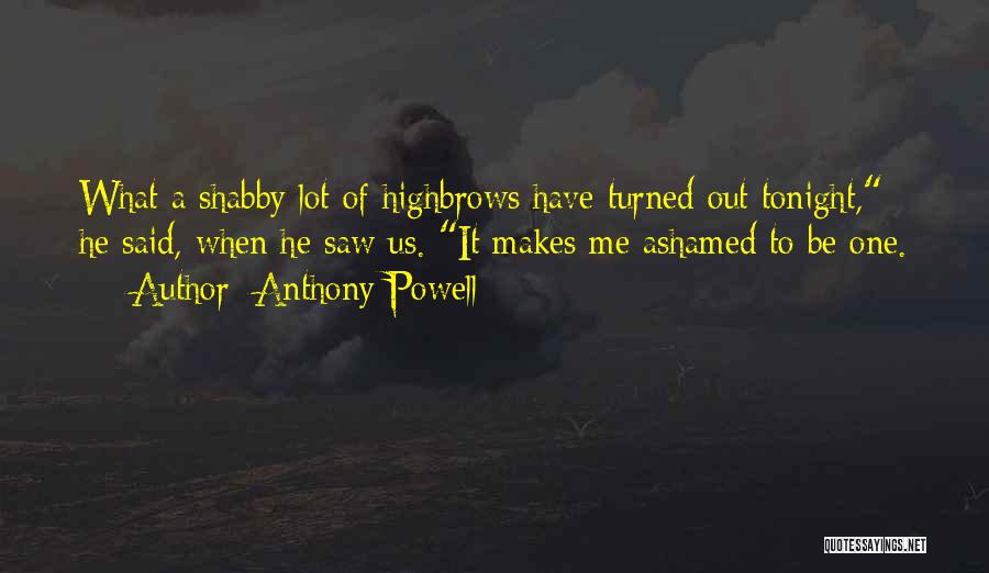 Shabby Quotes By Anthony Powell