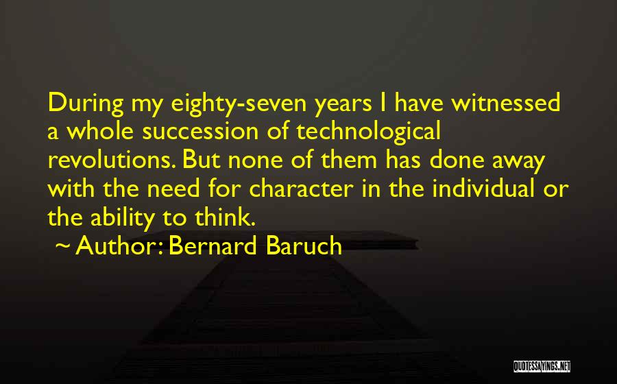 Shachar Bar Quotes By Bernard Baruch