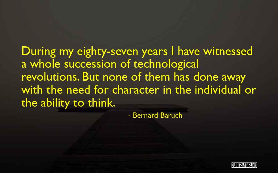 Shachar Bar Quotes By Bernard Baruch