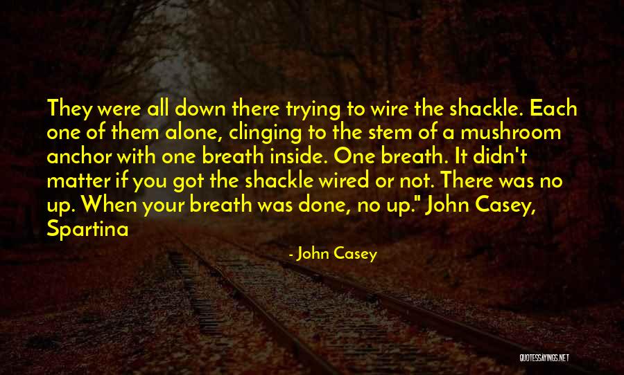 Shackle Quotes By John Casey