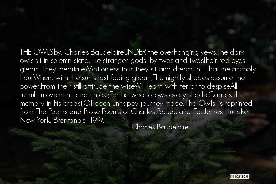 Shade And Sun Quotes By Charles Baudelaire Shade And Sun Quotes By Charles Baudelaire