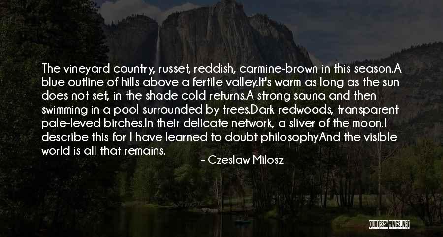 Shade And Sun Quotes By Czeslaw Milosz Shade And Sun Quotes By Czeslaw Milosz