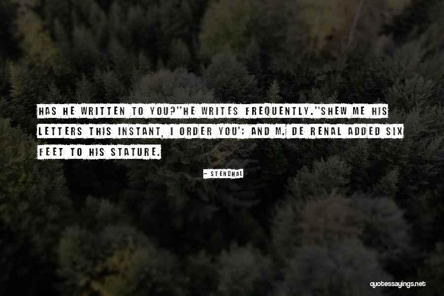 Shade Fright Quotes By Stendhal Shade Fright Quotes By Stendhal