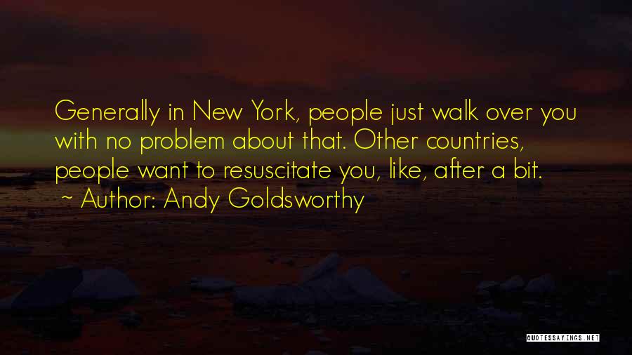 Shaden Comedy Quotes By Andy Goldsworthy
