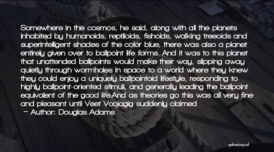 Shades Of Color Quotes By Douglas Adams