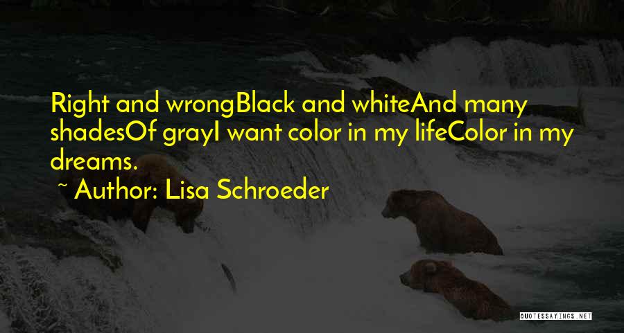 Shades Of Color Quotes By Lisa Schroeder