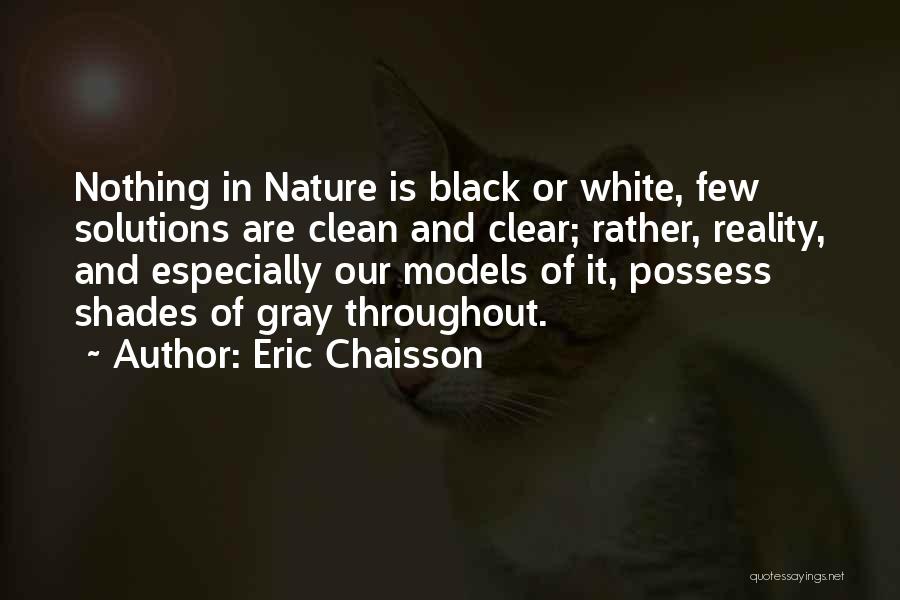 Shades Of Gray Quotes By Eric Chaisson