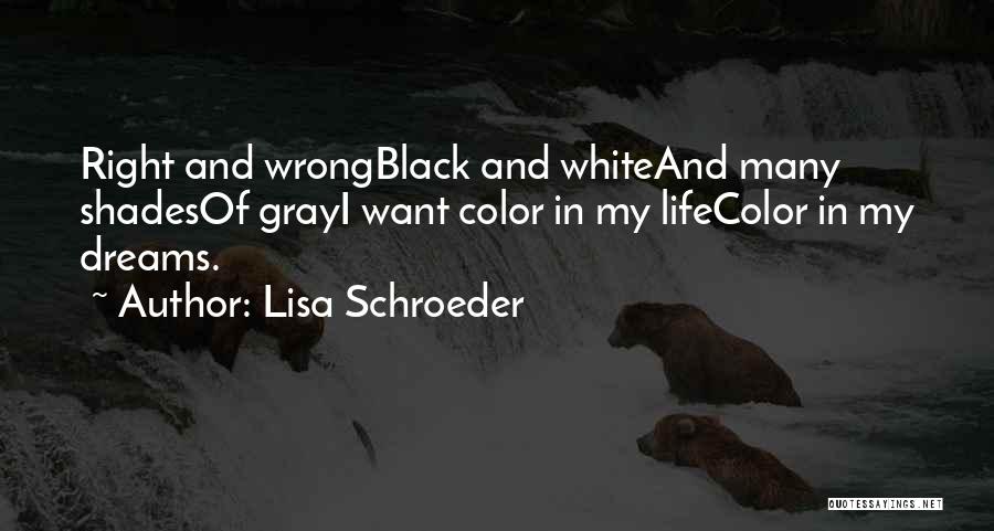 Shades Of Gray Quotes By Lisa Schroeder