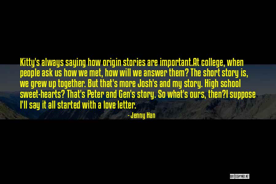 Shadetree Quotes By Jenny Han Shadetree Quotes By Jenny Han
