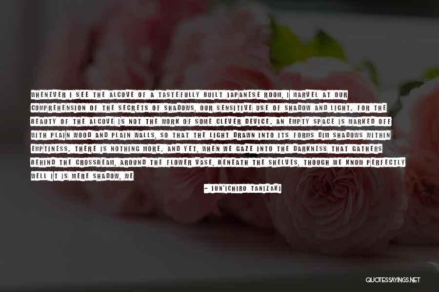 Shadow And Light Quotes By Jun'ichiro Tanizaki Shadow And Light Quotes By Jun'ichiro Tanizaki