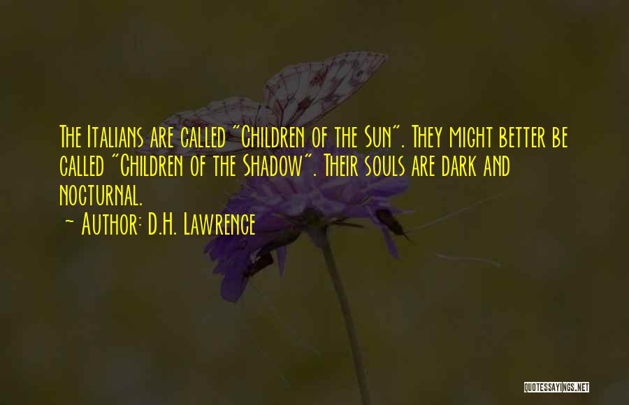 Shadow And Sun Quotes By D.H. Lawrence
