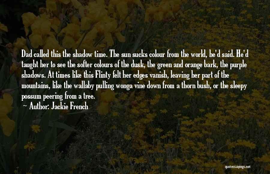 Shadow And Sun Quotes By Jackie French