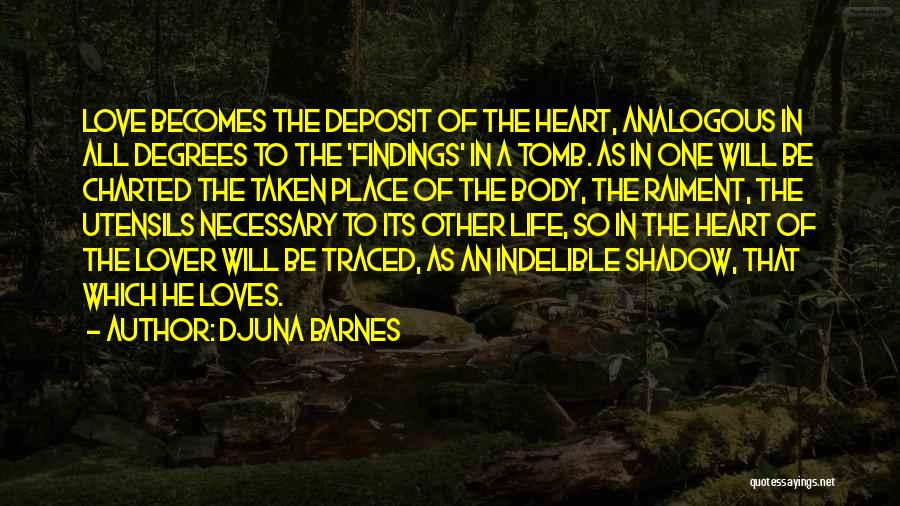 Shadow Lover Quotes By Djuna Barnes