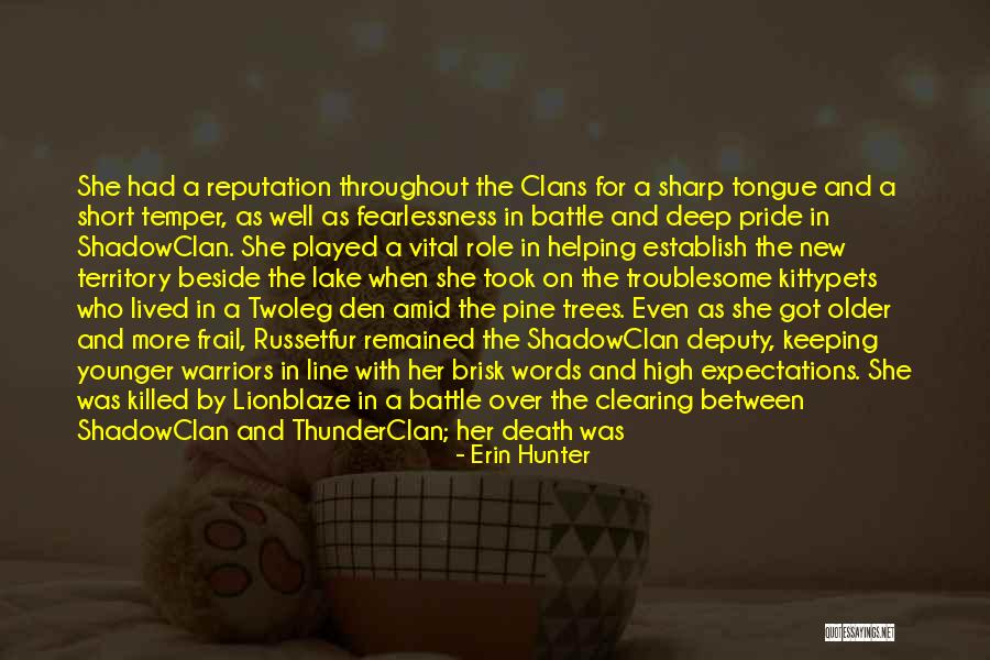 Shadowclan Territory Quotes By Erin Hunter Shadowclan Territory Quotes By Erin Hunter
