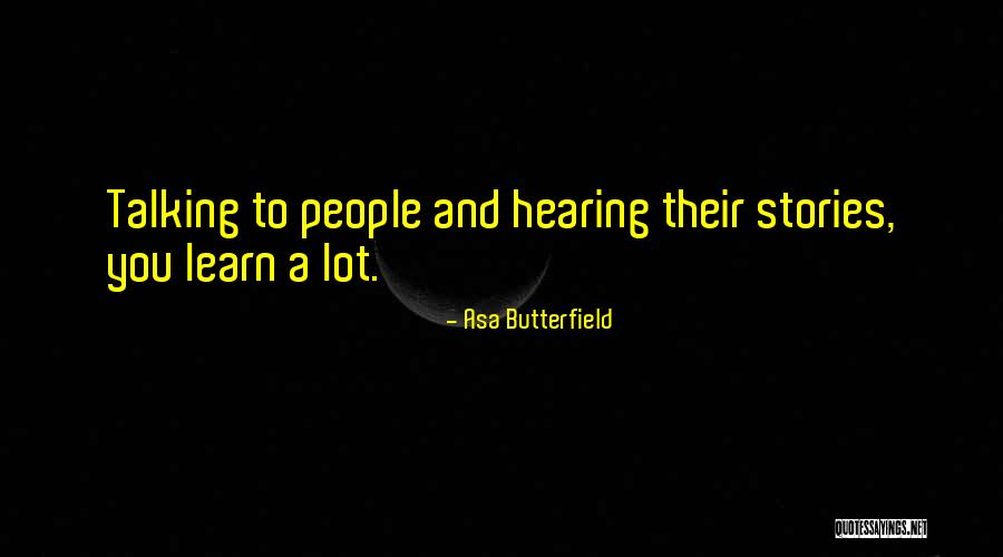 Shadowfeet Chords Quotes By Asa Butterfield