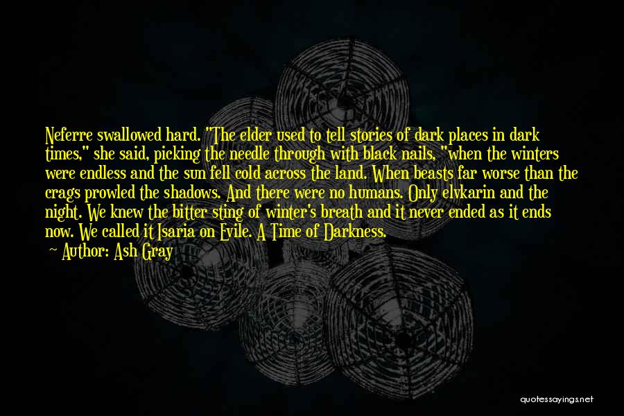 Shadows And Darkness Quotes By Ash Gray