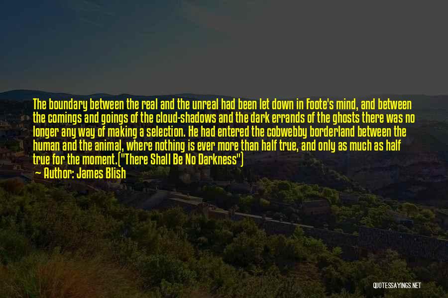 Shadows And Darkness Quotes By James Blish