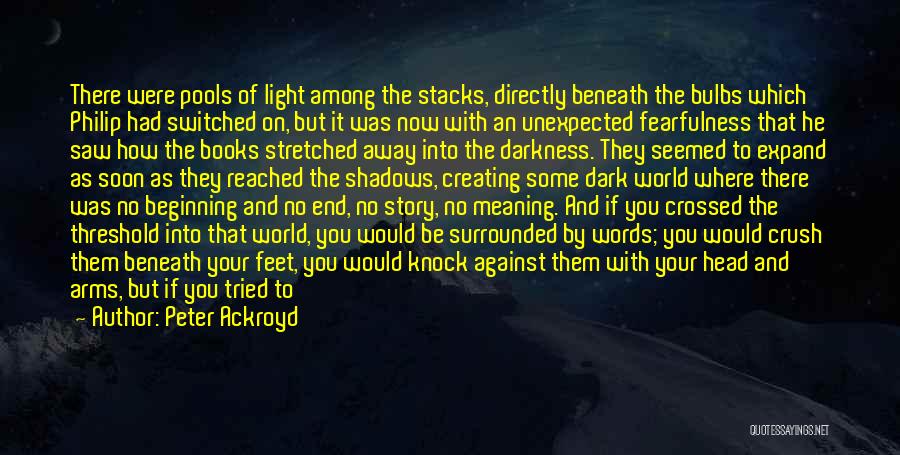 Shadows And Darkness Quotes By Peter Ackroyd