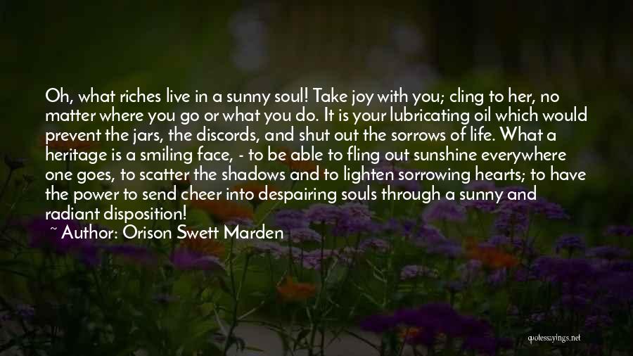 Shadows And Sunshine Quotes By Orison Swett Marden