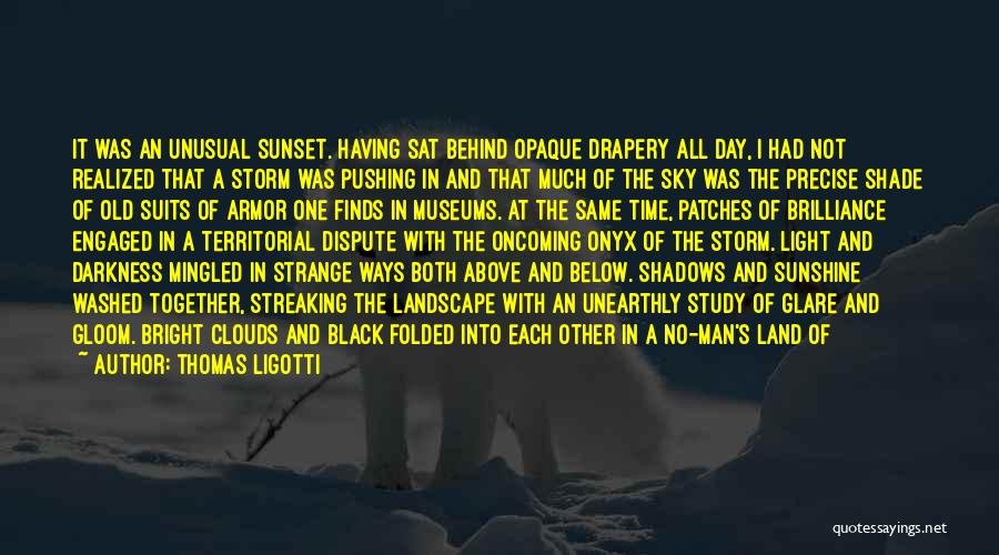 Shadows And Sunshine Quotes By Thomas Ligotti